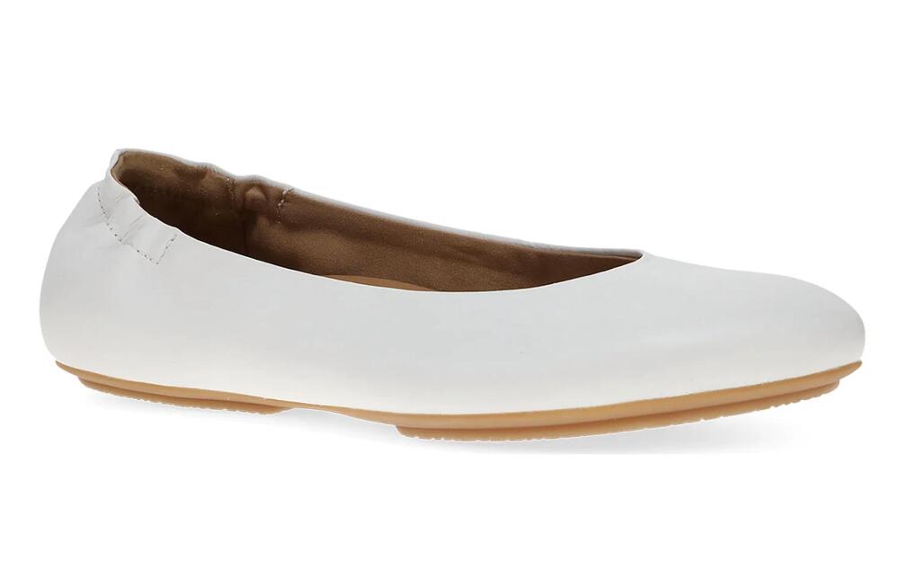 NEW DANSKO women's mollie flat in white